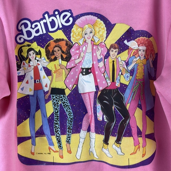 Barbie x Cakeworthy Crewneck Sweatshirt in Pink - Picture 2 of 5